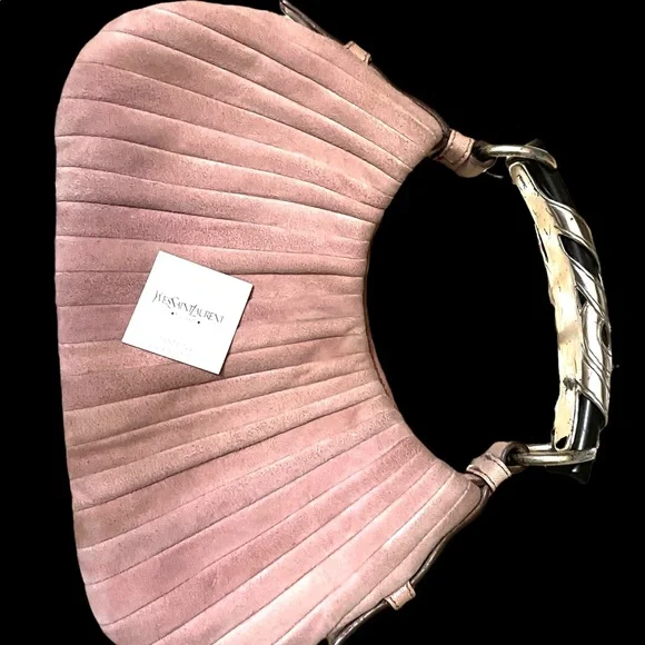 Yves Saint Laurent Tom Ford Collection Pleated Suede Bag - Picture 13 of 13